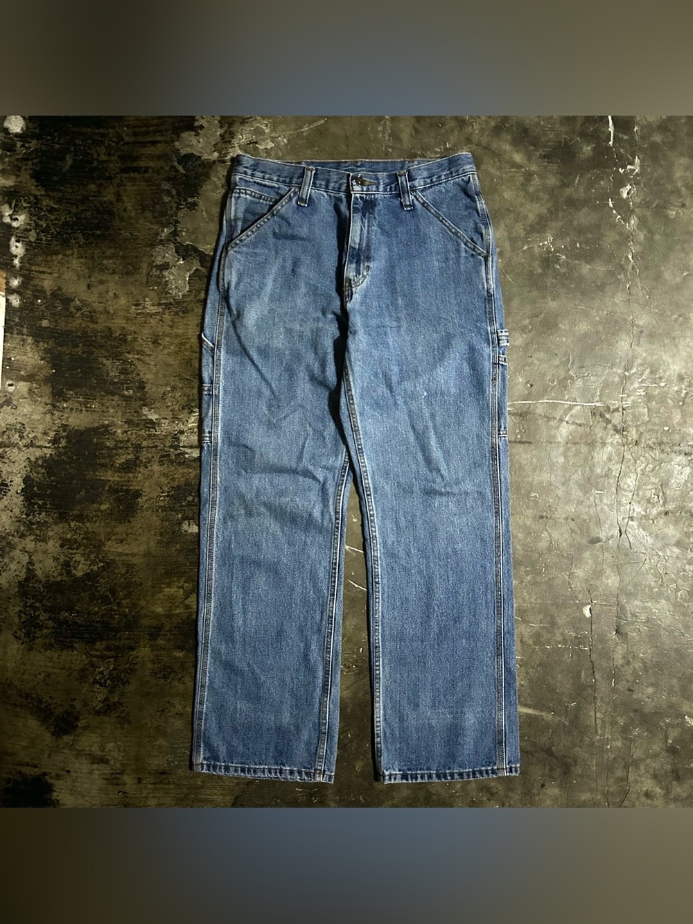 SIZE 30 Y2K 2000s Faded Glory Baggy Carpenter Jeans